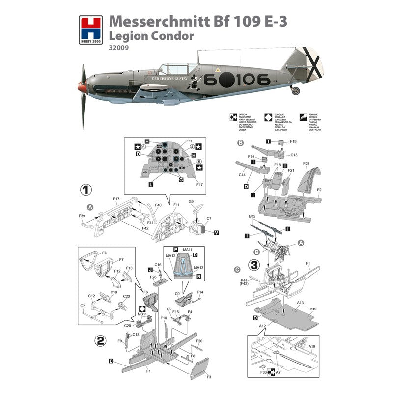 1/32 Messerschmitt Bf-109 E-3 Legion Condor