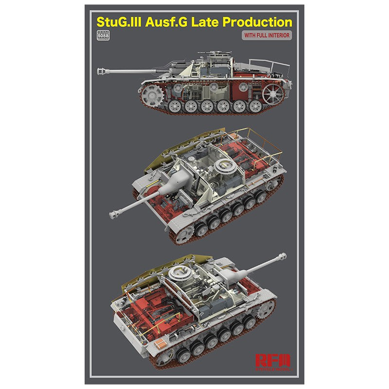 1/35 StuG.III Ausf.G Late Production with full interior