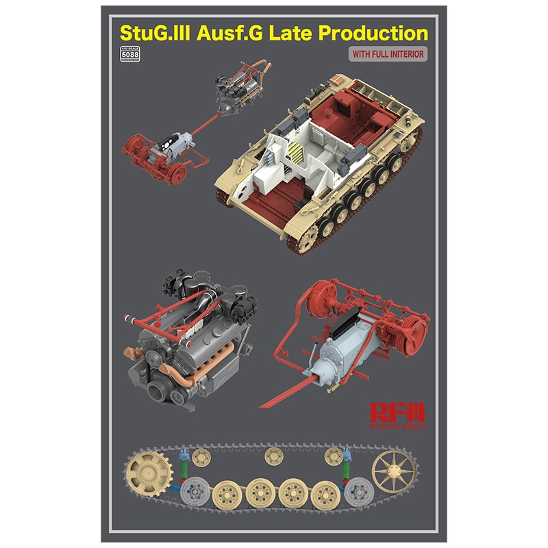 1/35 StuG.III Ausf.G Late Production with full interior