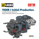 1/35 Tiger I initial production early 1943 w/full interior.