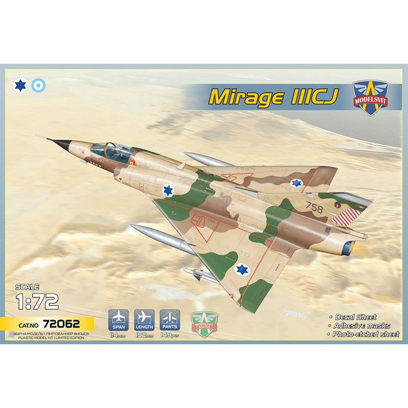 1/72 Mirage IIICJ " Shahak" (Izraeli A.F. / Argentinian A.F.)