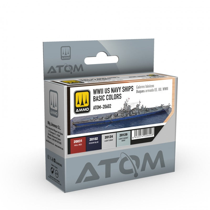 ATOM Set Colores Básicos Buques armada EE.UU. WWII