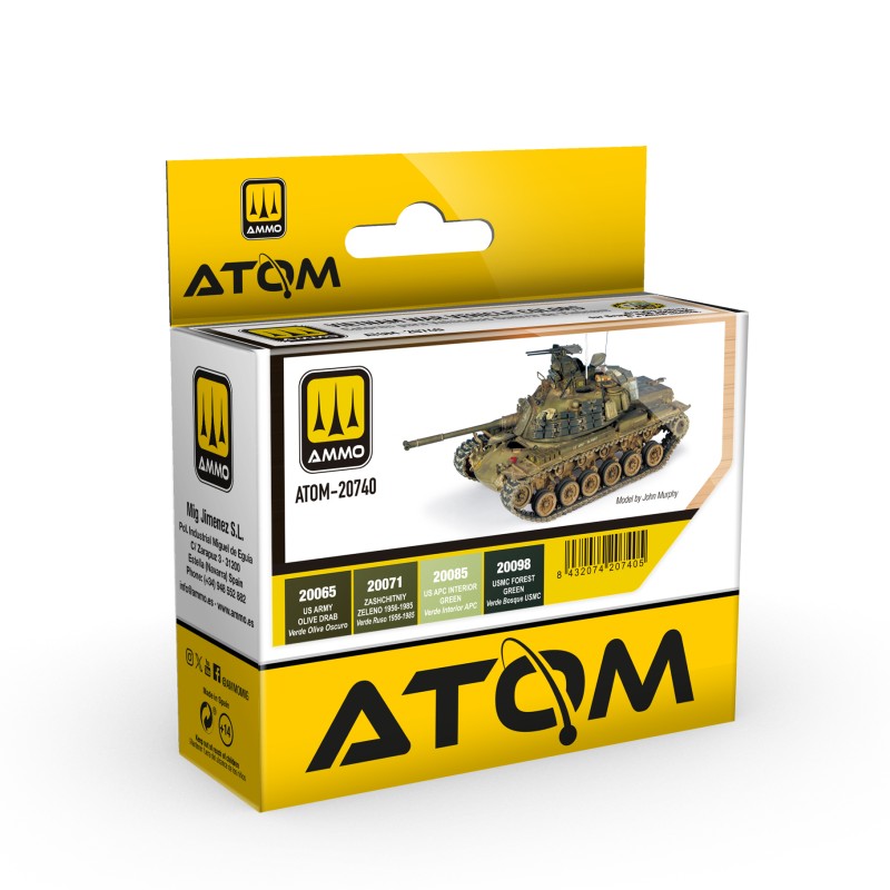 ATOM Set colores para Vehículos de la Guerra de Vietnam