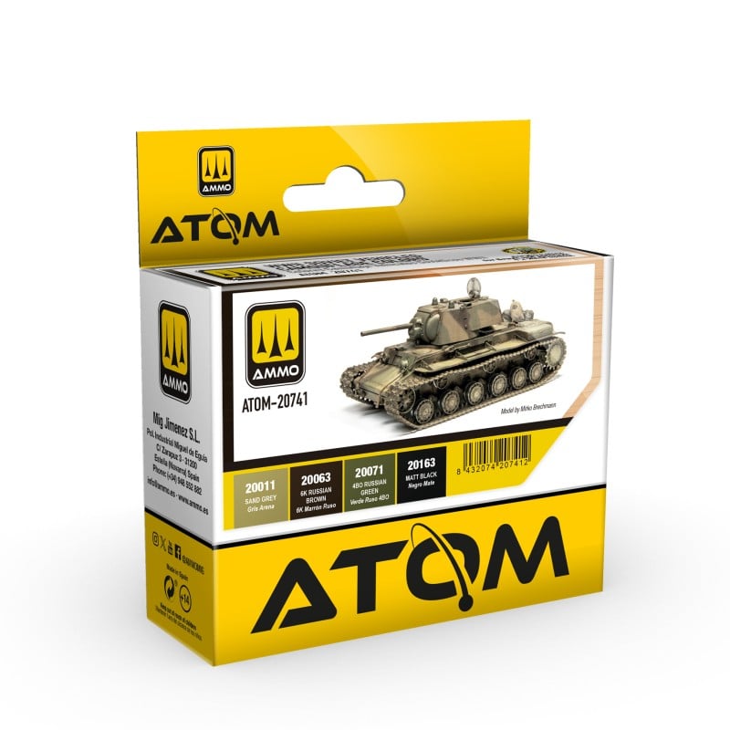 ATOM Set colores Camouflaje Vehículos Soviéticos WWII