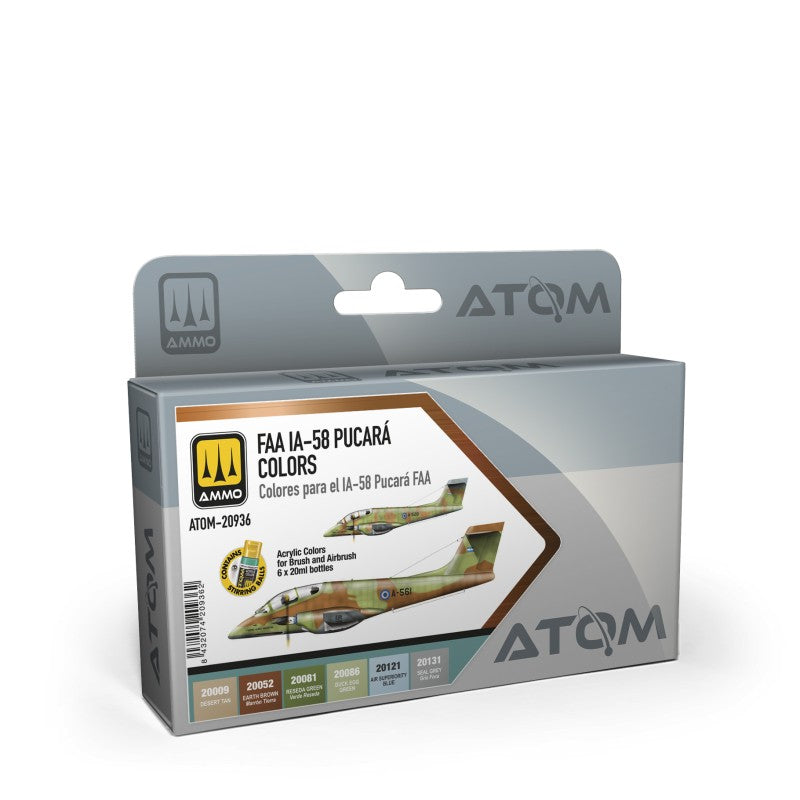ATOM Set Colores para el IA-48 Pucará FAA
