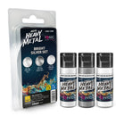 Bright Silver Real Heavy Metal Set