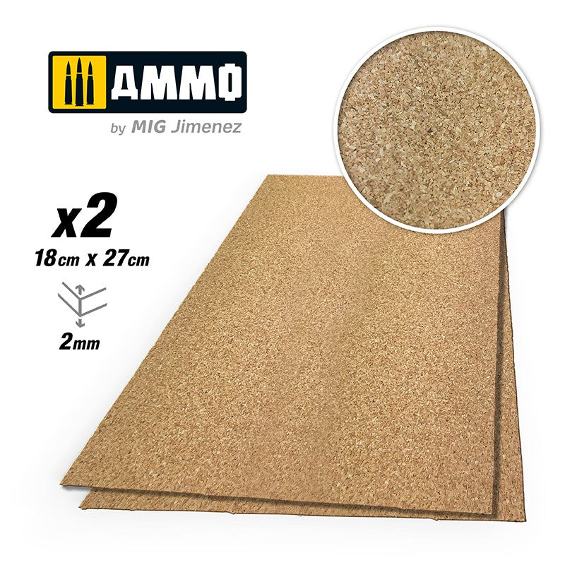 Create Cork GRANO FINO 2 mm – 2 pcs