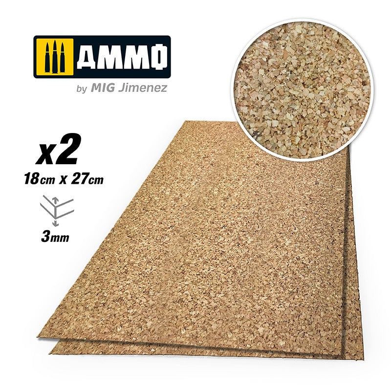 Create Cork GRANO MEDIO 3 mm – 2 pcs