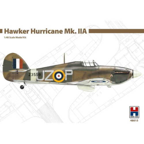 Hawker Hurricane Mk.IIA Aircraft Escala 1/48 Hobby Kit