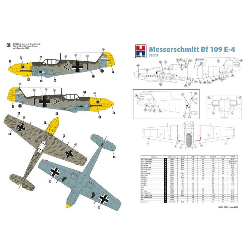 1/32 Messerschmitt Bf 109 E-4
