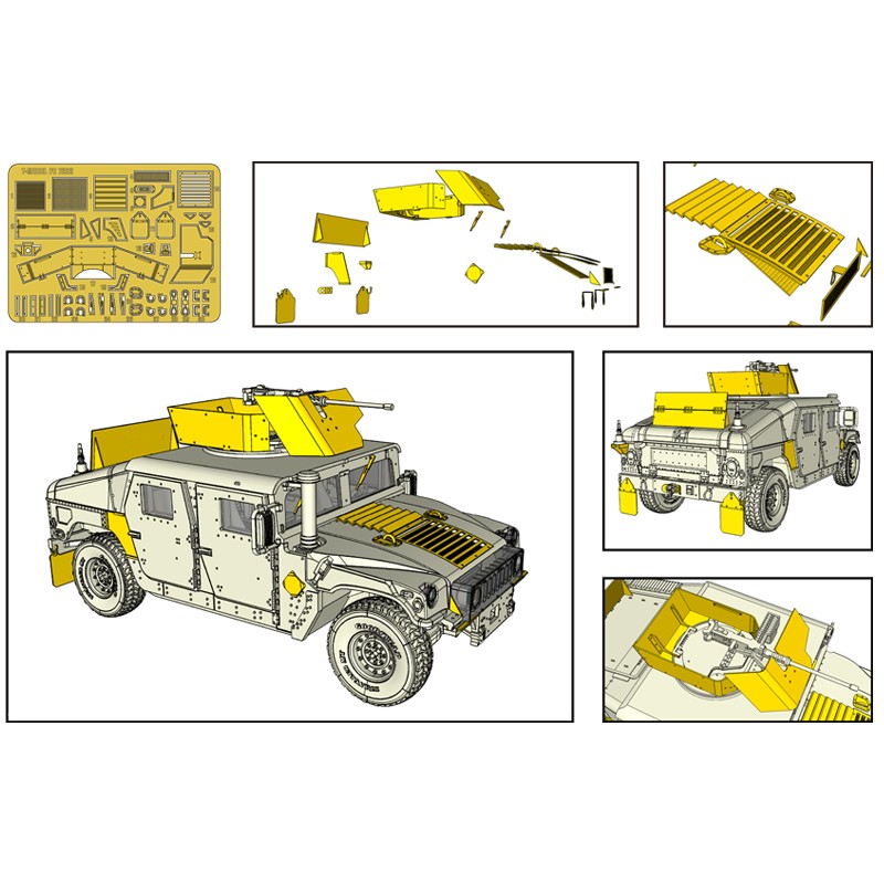 1/72 U.S. Modern M1114 Up-armored HMMWV with GPK Turret