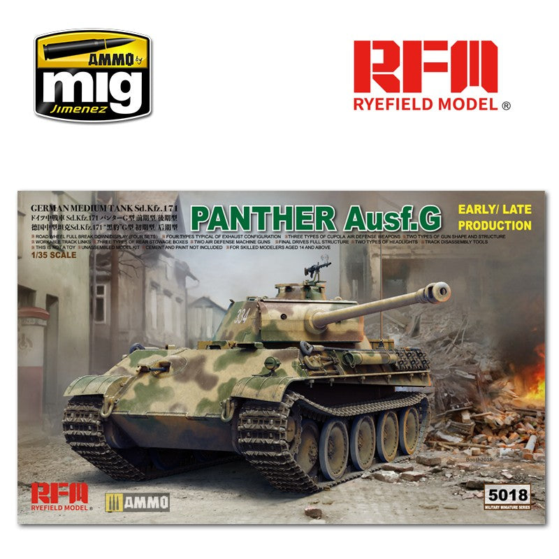 1/35 Panther Ausf.G Early/ Late productions