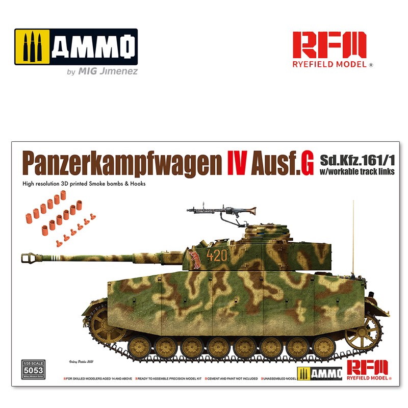 1/35 Pz.kpfw.IV Ausf.G without interior
