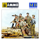 1/35 Rommel and German Tank Crew, DAK, WW II era