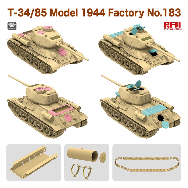 1/35 T-34/85 Model 1944 Factory No.183