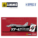 1/72 US Navy F-14A VF-41 "Black Aces" /w special PE & Decal