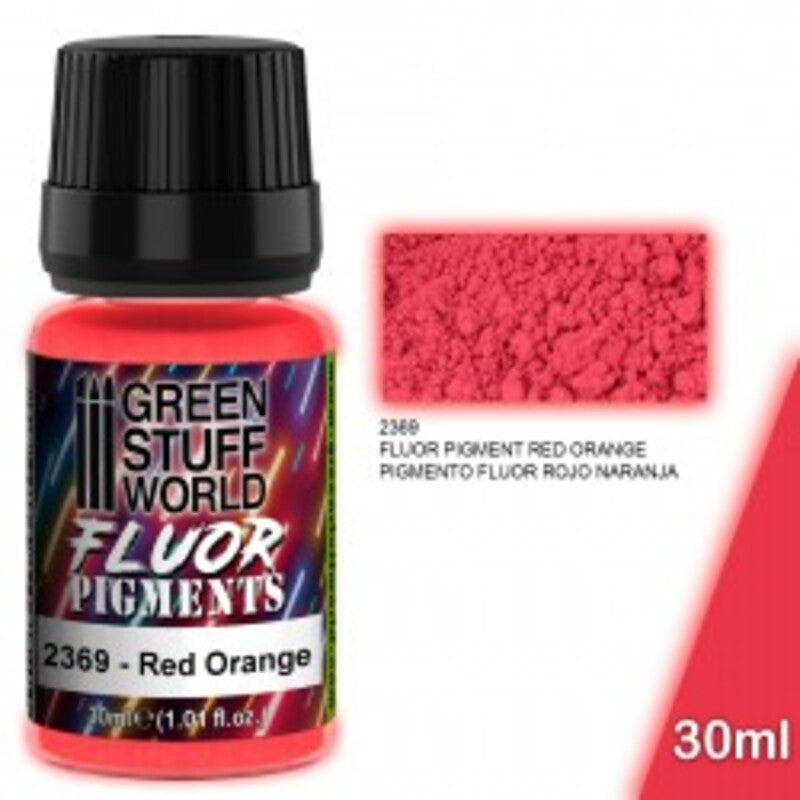 Pigmento Fluor FLUOR RED-ORANGE  30ml