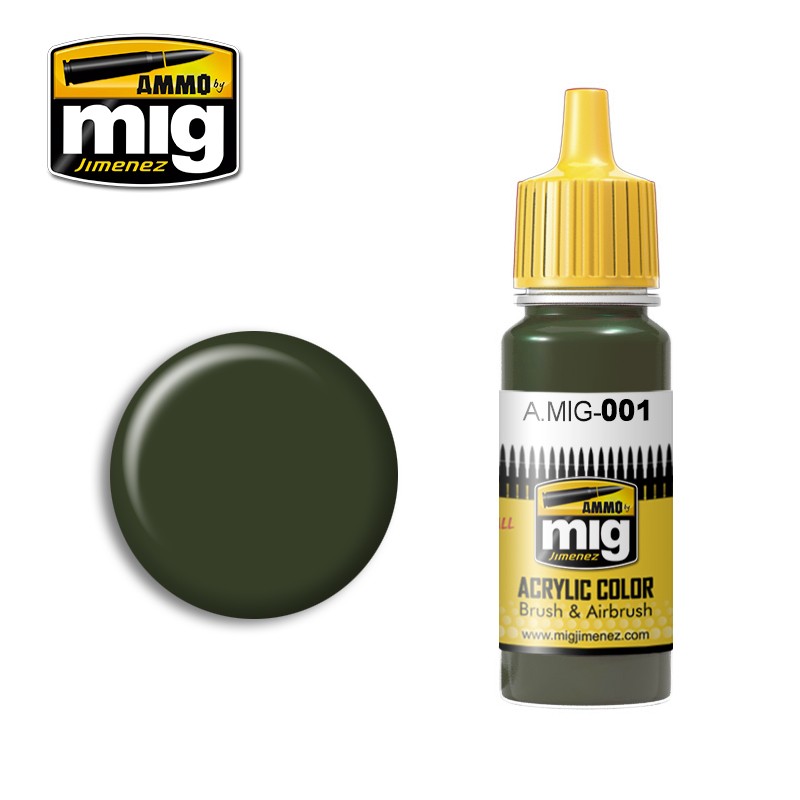 Pintura RAL 6003 OLIVGRÜN OPT.1