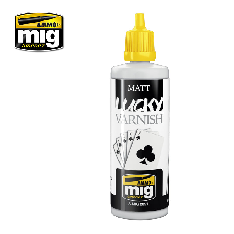 Barniz MATT LUCKY VARNISH (BIG 60 ML SIZE)