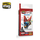 Set  de colores básicos para figuras