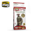 Set colores camuflaje multicam