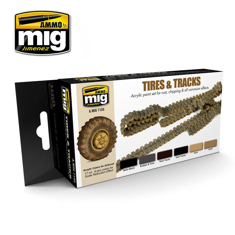 Set de pinturas TIRES AND TRACKS