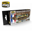 Set de pinturas I WW & II WW FRENCH CAMOUFLAGE COLORS