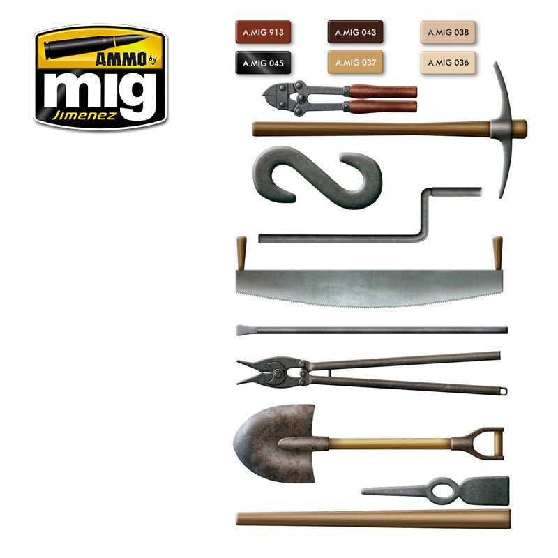 Set de pinturas TOOL COLORS