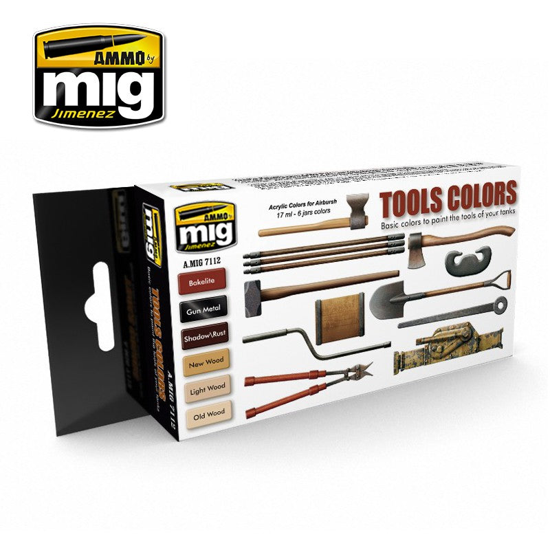 Set de pinturas TOOL COLORS
