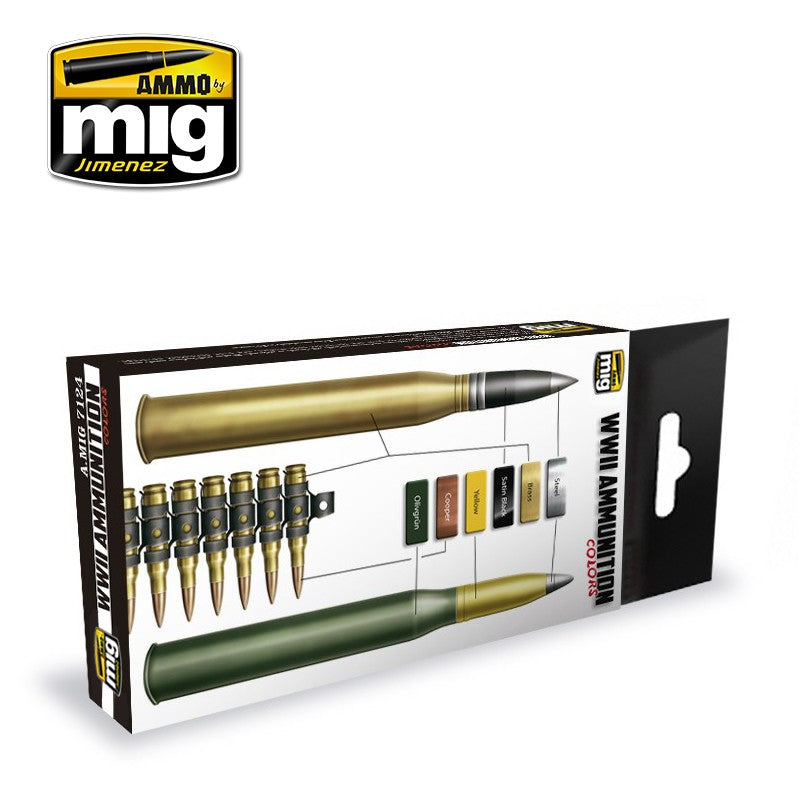 Set de pinturas WW II AMMUNITION COLORS