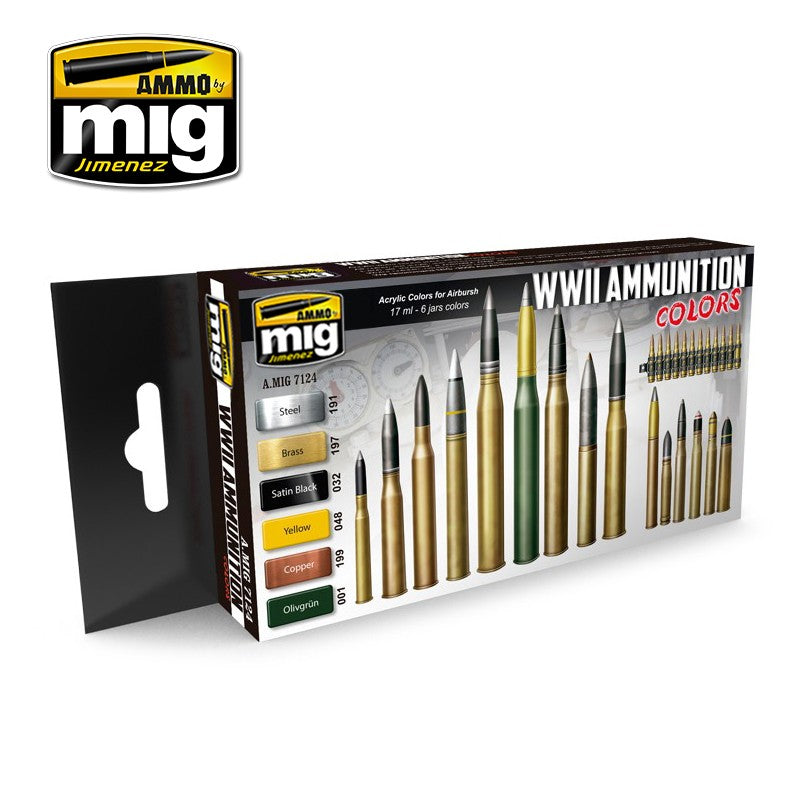 Set de pinturas WW II AMMUNITION COLORS