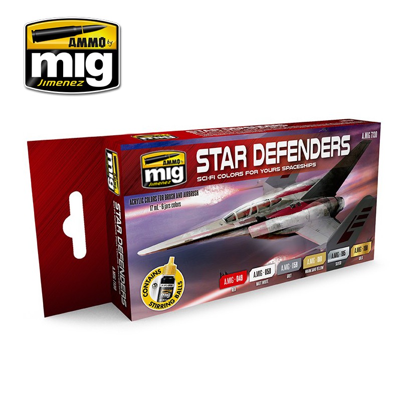 Set de pinturas STAR DEFENDERS SCI-FI COLORS