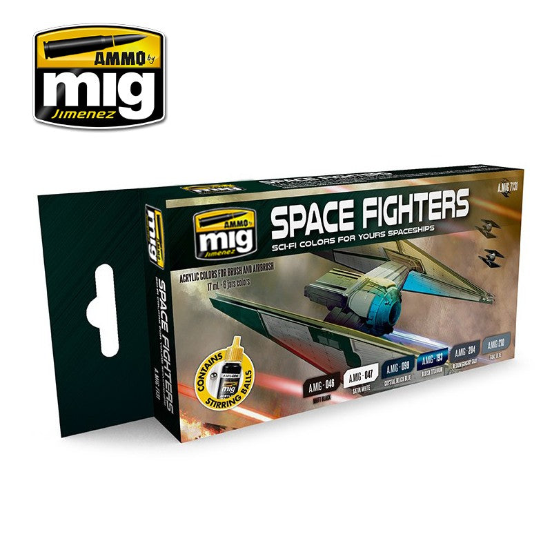 Set de pinturas SPACE FIGHTERS SCI-FI COLORS