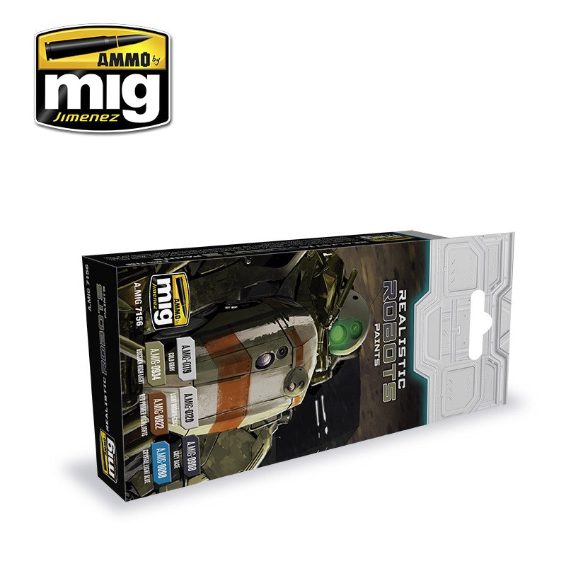 Set de pinturas REALISTIC ROBOTS COLOR SET