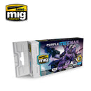 Set de pinturas PURPLE MECHAS COLOR SET