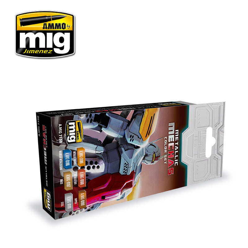 Set de pinturas METALLIC MECHAS COLOR SET