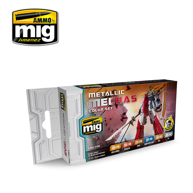 Set de pinturas METALLIC MECHAS COLOR SET