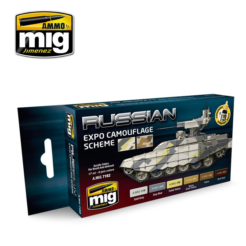 Set de pinturas RUSSIAN EXPO CAMOUFLAGE SCHEME