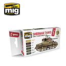 Set de pinturas WWII COMMONWEALTH SHERMAN TANKS