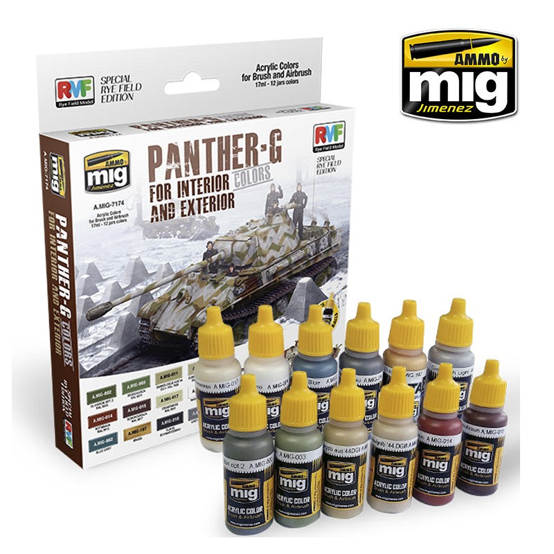 Set de pinturas PANTHER G COLORS for interior and exterior (SPECIAL RYEFIELD EDITION)