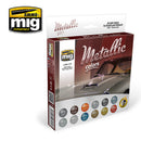 Set de pinturas METALLIC COLORS