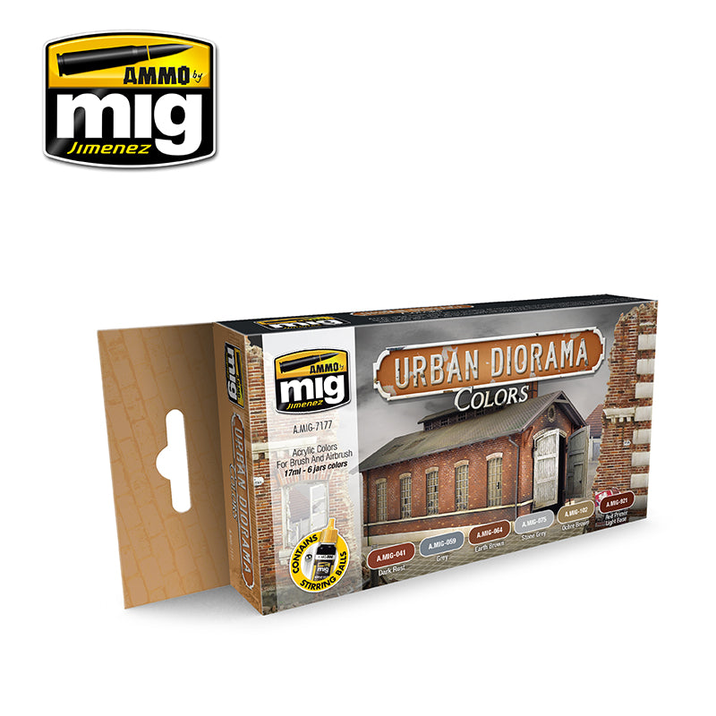 Set de pinturas URBAN DIORAMA COLORS