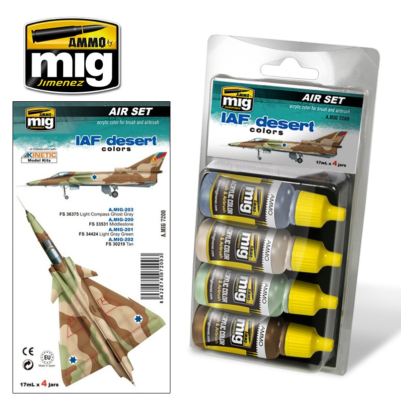 Set aviones IAF DESERT COLORS