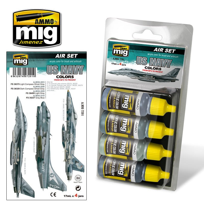 Set aviones USN SET 1: FROM 80S TO PRESENT