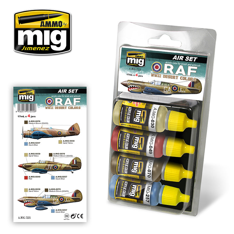 Set Aviones RAF WWII DESERT COLORS