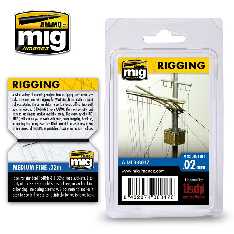 RIGGING - SUPER FINE 0,2 MM