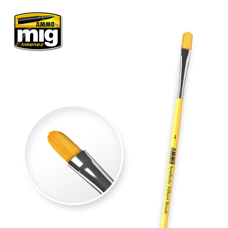 Pincel 4 SYNTETIC FILBERT BRUSH