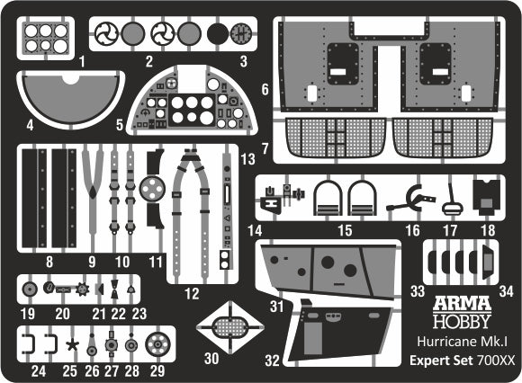 Avión Hurricane Mk I Expert Set