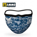 Mascarilla AMMO “Navy Blue Camo”