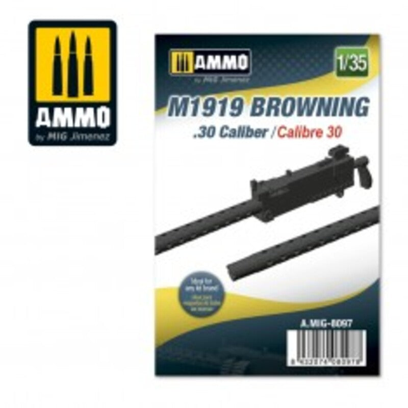 Ametralladora Browning M1919 calibre .30 1/35